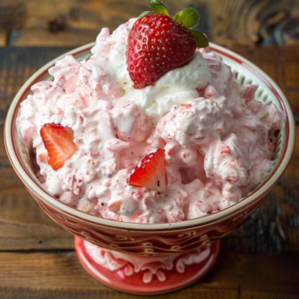 strawberry and Cream Delight Salad