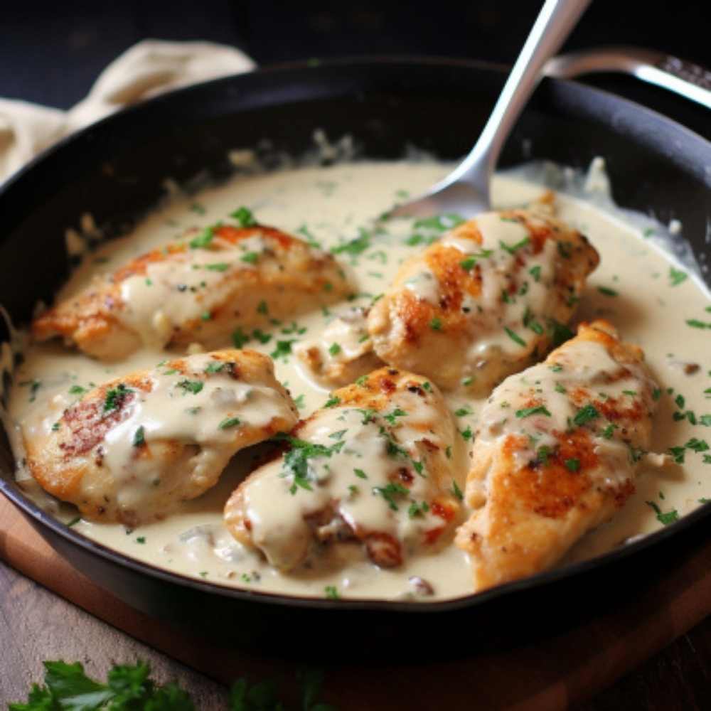 Creamy Garlic Chicken Recipe