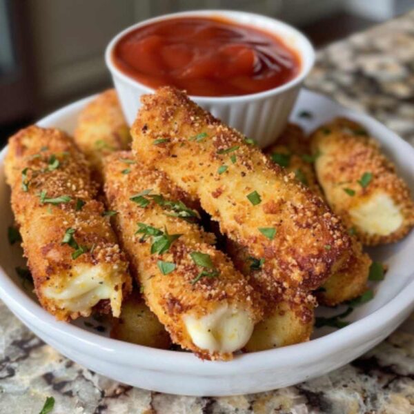 Homemade Crispy Mozzarella Sticks Recipe