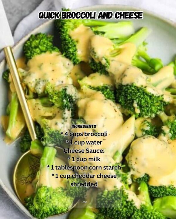 Quik broccoli and cheese