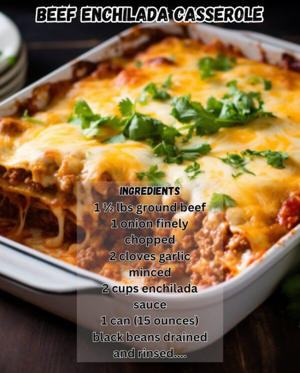 Beef Enchilada Casserole 