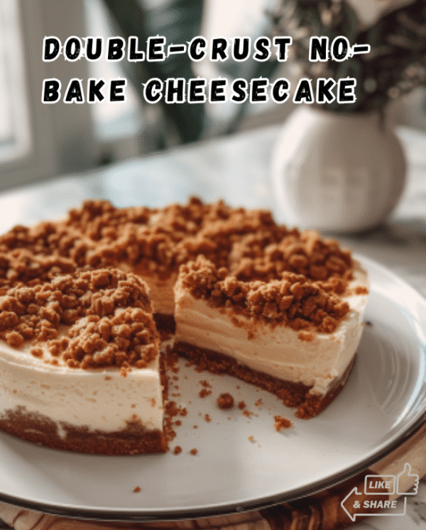 No-Bake Double-Crust Cheesecake