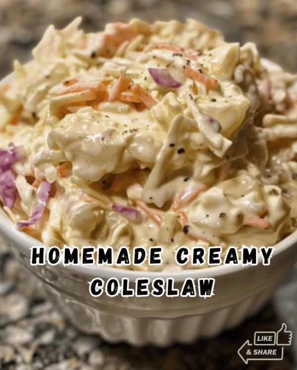 Creamy Homemade Coleslaw