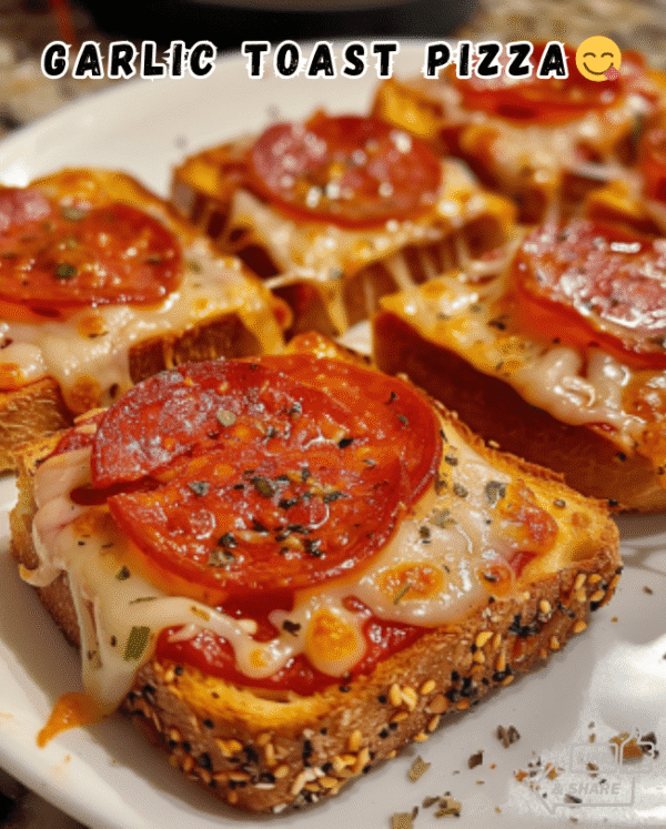Garlic Toast Pizza