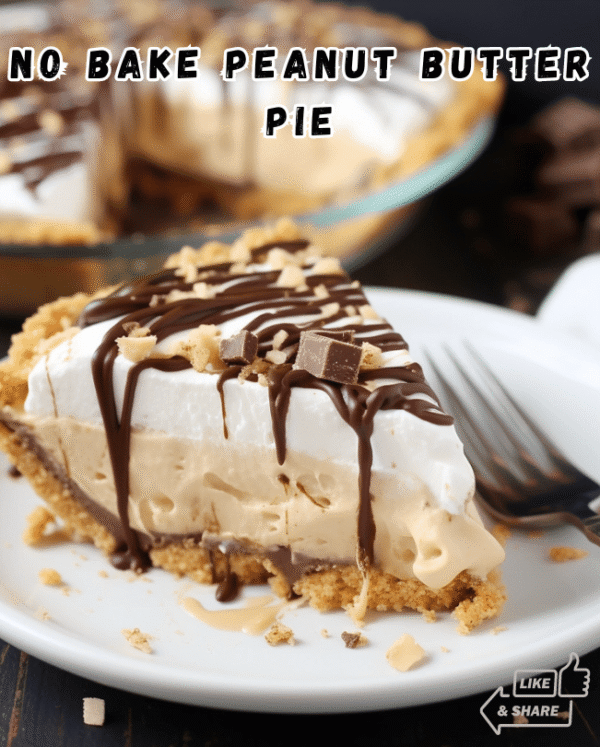Easy No-Bake Peanut Butter Pie Recipe