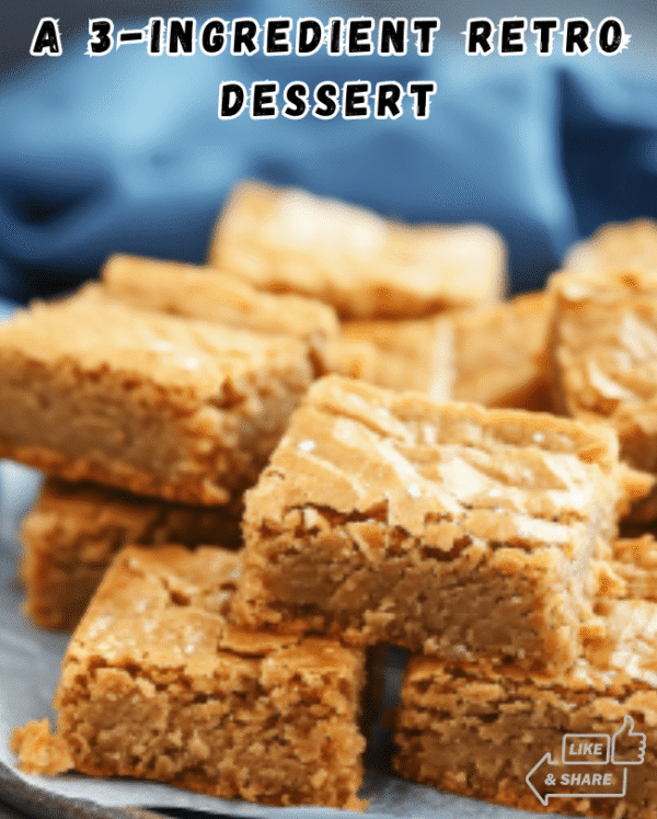Retro 3-Ingredient Sad Cake Bars