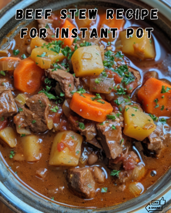 Beef Stew Recipe for Instant Pot