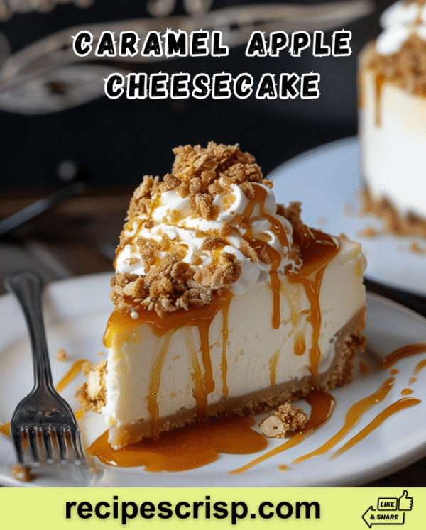Caramel Apple Cheesecake