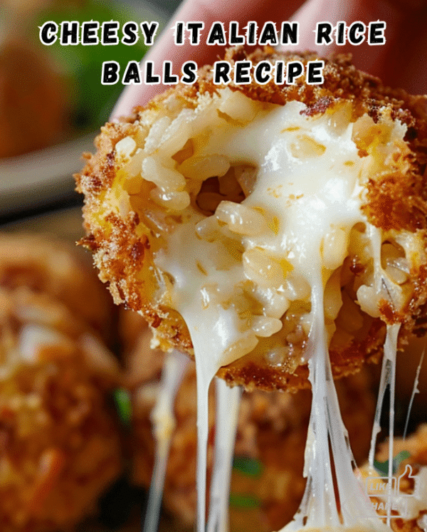 Italian Cheesy Rice Balls (Arancini)