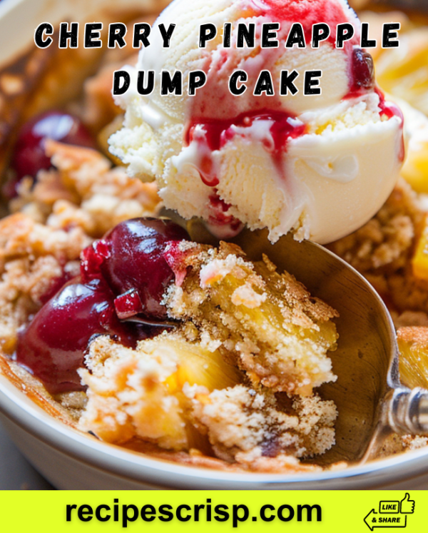 Cherry Pineapple Dump Cake