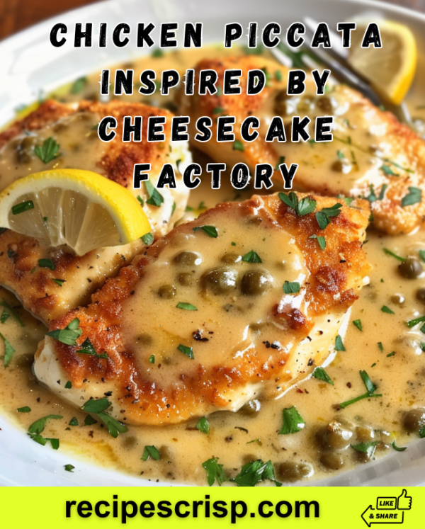 Chicken Piccata Inspired by Cheesecake Factory
