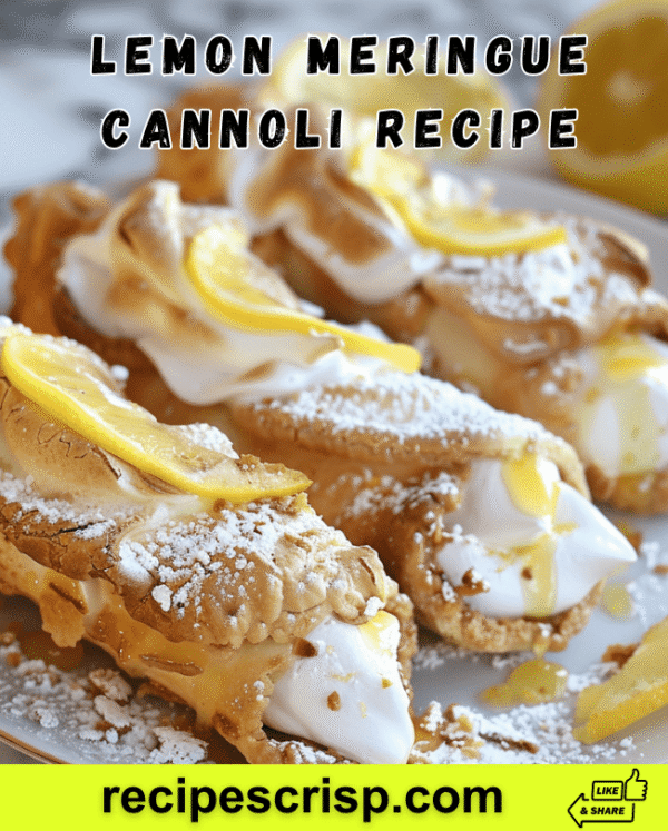 Lemon Meringue Cannoli Recipe