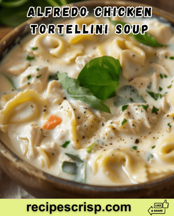 Alfredo Chicken Tortellini Soup