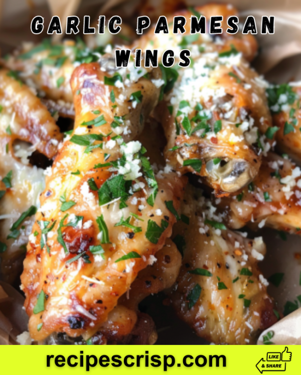 Garlic Parmesan Wings (Air Fryer or Oven)