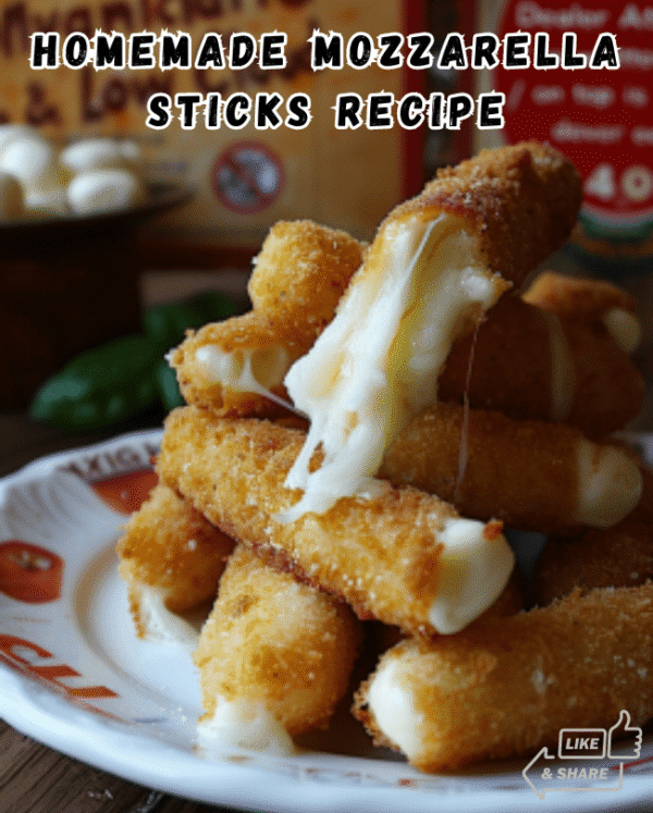 Homemade Mozzarella Sticks