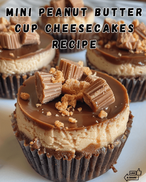 Mini Peanut Butter Cup Cheesecakes Recipe