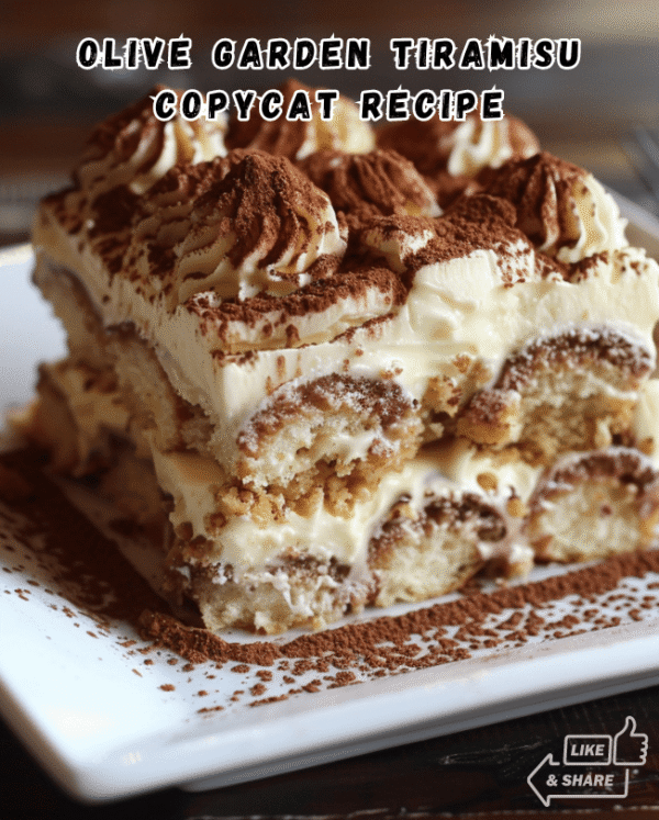 Olive Garden-Inspired Tiramisu