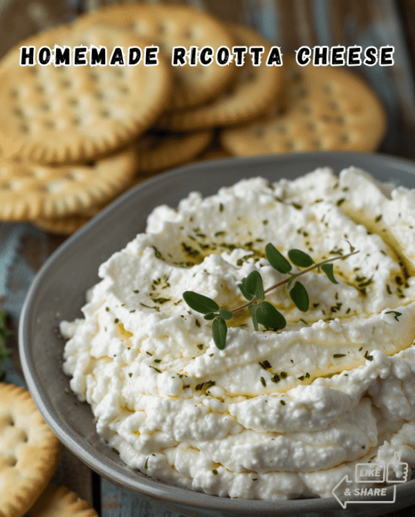 Easy Homemade Ricotta Cheese