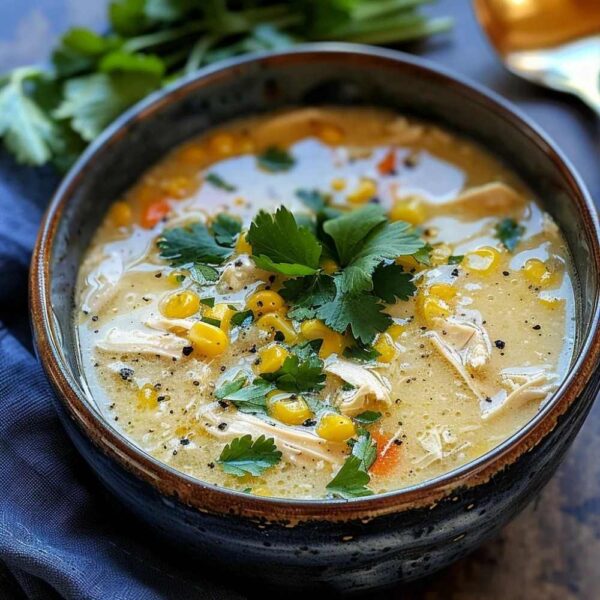 Sweet Corn Chicken Soup