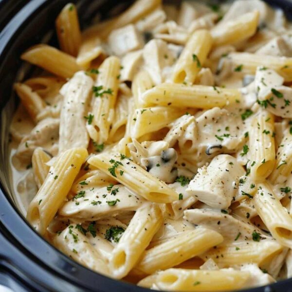 Crock Pot Chicken Alfredo
