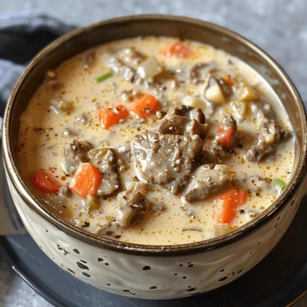 Philly Cheese Steak Soup