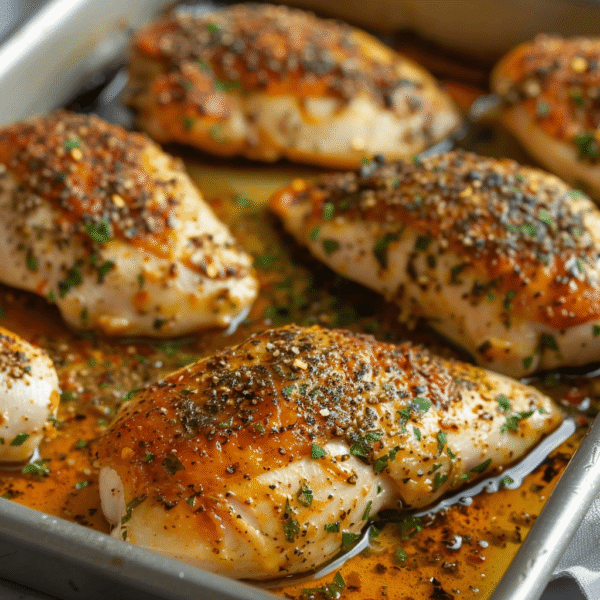 Juicy Oven Baked Chicken Breast