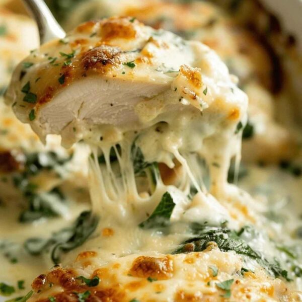 Creamy Chicken and Spinach Casserole
