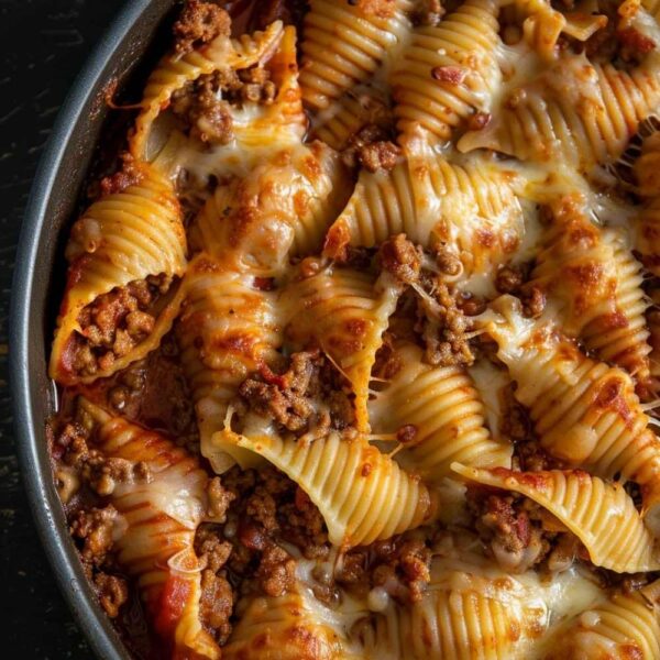 Creamy Beef and Shells