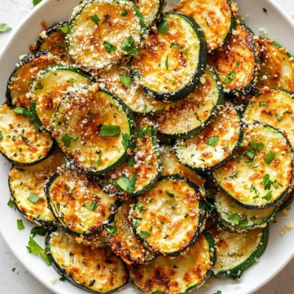 Crispy Baked Zucchini Chips