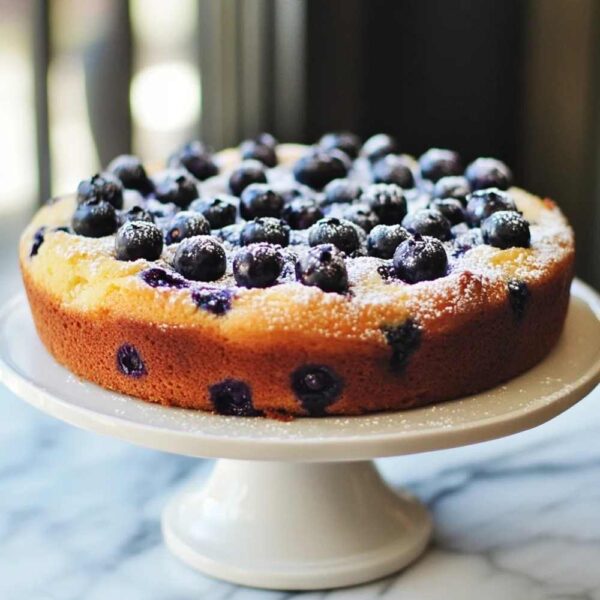 Lemon Blueberry Ricotta Cake