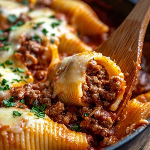 Cheesy Taco Stuffed Shells Recipe