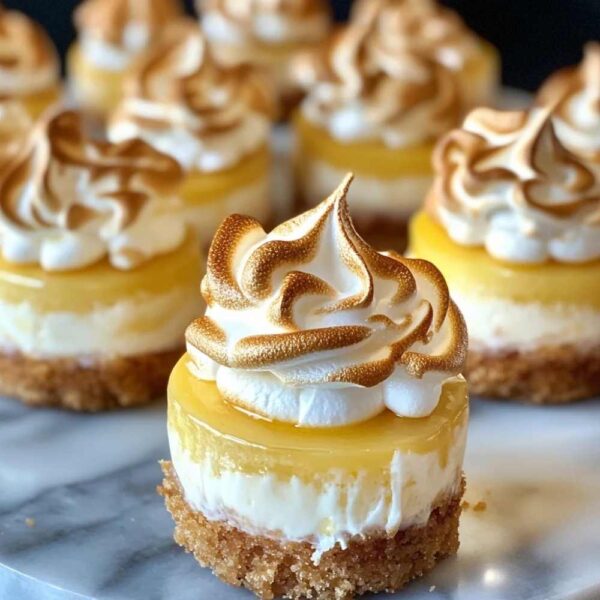 Lemon Meringue Mini Cheesecakes
