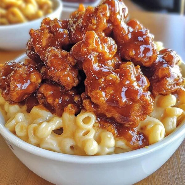 Honey Pepper Chicken Mac and Cheese