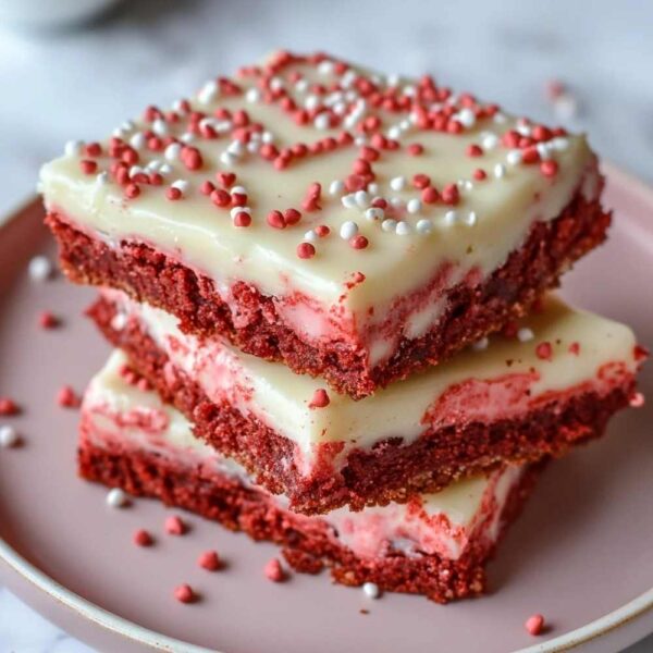 Red Velvet Cake Mix Cookie Bars Recipe