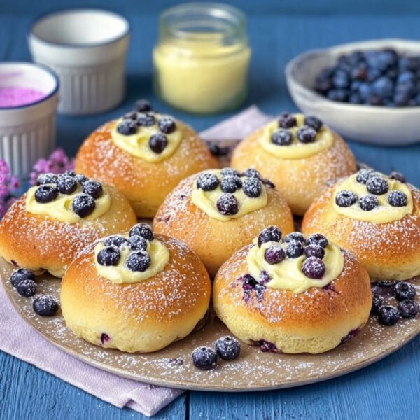 Blueberry Cream Cheese Buns