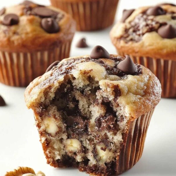 banana chocolate chip muffins recipe