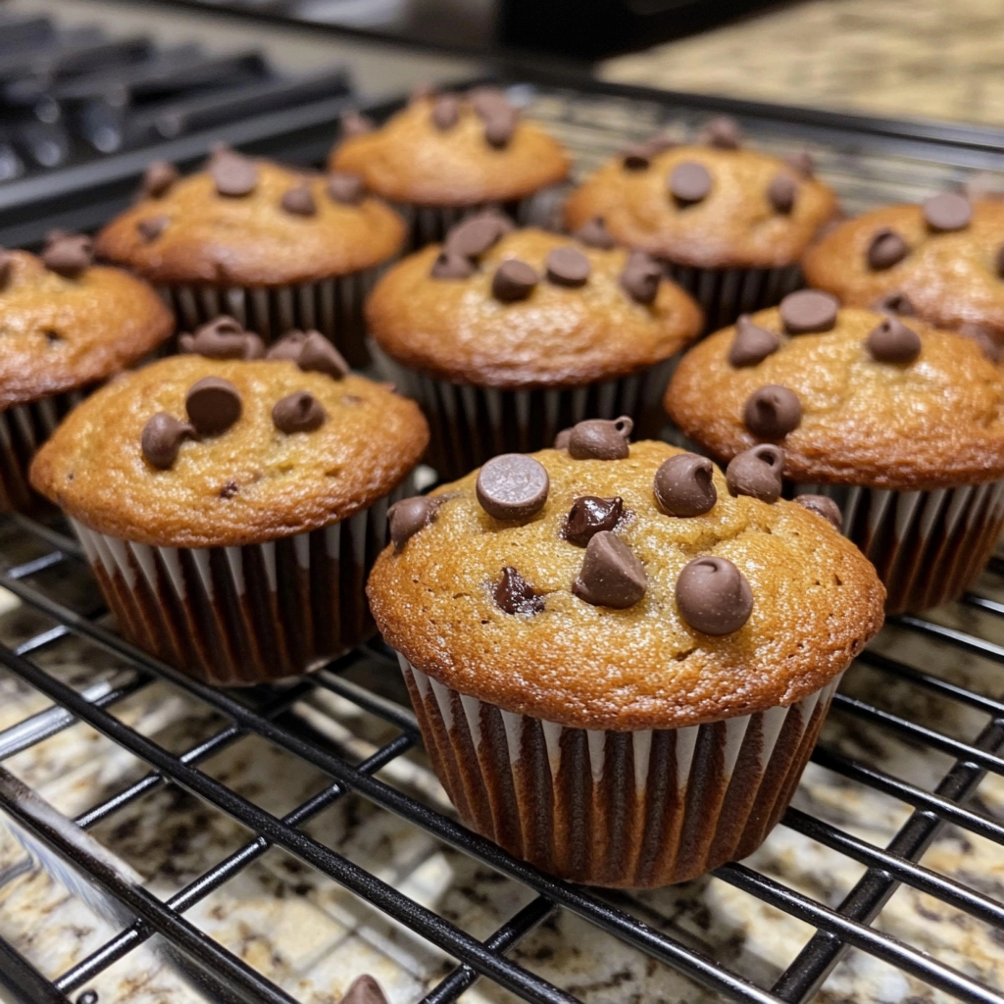 banana chocolate chip muffins recipe