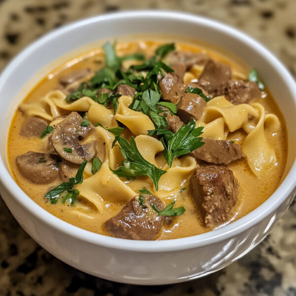 Beef Stroganoff Soup